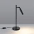 Lampa biurkowa w kolorze czarnym z gniazdem G9 i stalowym korpusem to świetne oświetlenie do nowoczesnych wnętrz. Wymiary 14×20×43 cm i precyzyjne światło zapewniają wygodę podczas pracy.