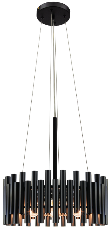 Lampa sufitowa NARNI 4xE27 w kolorze czarnym to połączenie elegancji i nowoczesnego stylu. Wykonana z metalu, doskonale oświetli salon, jadalnię lub sypialnię. Idealny wybór dla miłośników stylowego designu.