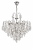 Lampa sufitowa FLORES 6xE14 chrom marki Venti to eleganckie oświetlenie z metalowym stelażem i szklanymi kryształkami. Idealna do salonu, jadalni i wnętrz glamour, gdzie liczy się blask i dekoracyjny charakter.