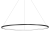 SATURNO 65W LED Milagro to designerska lampa sufitowa o imponującej średnicy 120 cm. Neutralne światło 4000K i minimalistyczna czarna forma pasują do nowoczesnych aranżacji.