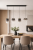 Nowoczesna lampa sufitowa VASO Black ML1407 z dymionymi kloszami ze szkła i czarną listwą. Zintegrowane LED 15W, 1689 lm i ciepła barwa 3000K zapewniają komfortowe oświetlenie salonu lub jadalni.