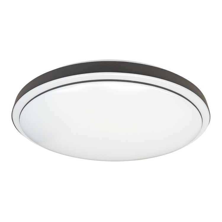 Plafon ML2052 to większy wariant nowoczesnej lampy sufitowej o średnicy 390 mm. Minimalistyczny kształt oraz kontrast bieli i czerni sprawiają, że doskonale pasuje do salonu, kuchni i biura. Trzy oprawki E27 zapewniają mocne, równomierne światło.