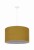 Lampa sufitowa PASTELL 1xE27 Duolla 81334 z musztardowym abażurem Soro to stylowe oświetlenie do salonu, sypialni lub jadalni. Średnica 45 cm, białe wnętrze klosza i nowoczesny design zapewniają ciepłe, przyjemne światło.