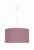 Wisząca lampa PASTELL Duolla 81341 w pastelowym różu to stylowy akcent do jasnych wnętrz. Abażur z tkaniny Soro o średnicy 45 cm pięknie rozprasza światło i tworzy przytulną atmosferę.