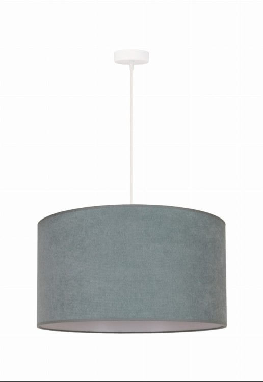 PASTELL Duolla 81358 to nowoczesna lampa sufitowa z abażurem z tkaniny Soro w miętowym kolorze. Średnica 45 cm i białe wnętrze klosza zapewniają estetyczne i funkcjonalne oświetlenie wnętrza.