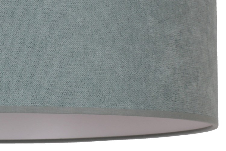 Stylowa lampa podłogowa PASTELL Duolla 83406 z miętowym abażurem z tkaniny Soro wprowadza do wnętrza świeżość i elegancję. Uniwersalny gwint E27 umożliwia dobór barwy światła według potrzeb.