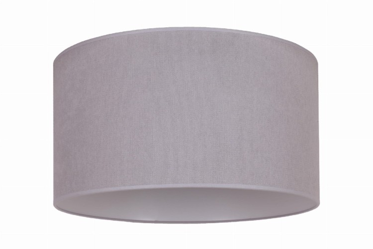 Plafon PASTELL 1xE27 szary Soro 45 cm Duolla to nowoczesna lampa sufitowa z tkaninowym kloszem. Subtelnie rozprasza światło, tworząc przytulną atmosferę w salonie, sypialni lub przedpokoju. Idealny do wnętrz nowoczesnych i skandynawskich.