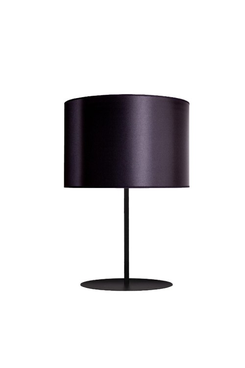 Lampa stołowa CANNES z czarnym abażurem z atłasu to połączenie klasy i nowoczesności. Wysokość 20 cm, metalowa konstrukcja i złote wnętrze abażura podkreślają dekoracyjny charakter lampy.