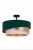 Lampa sufitowa KOBO Duolla łączy modne kolory inspirowane naturą z eleganckim wzornictwem. Złote wnętrze klosza ociepla światło, a zamszowy abażur tworzy efektowną dekorację nowoczesnego wnętrza.
