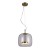 Lampa sufitowa CASTE Italux 10W LED to eleganckie połączenie złotego wykończenia i dymionego klosza. Emituje ciepłe światło 3000K o mocy 850 lm. Idealna do nowoczesnych wnętrz. Wysokość regulowana do 120 cm. Gwarancja 5 lat, CRI 80+, IP20