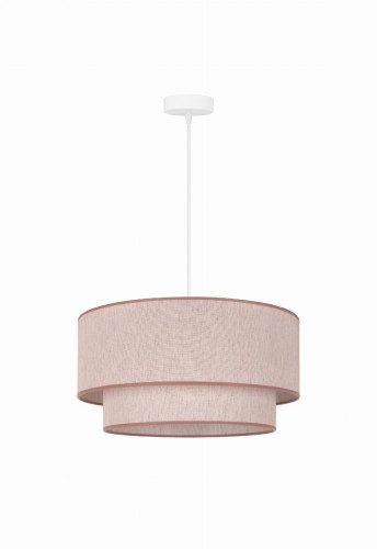 Lampa wisząca BOHO Duolla zachwyca naturalnym połączeniem juty i bawełny. Beżowo-ecru abażur subtelnie rozprasza światło, tworząc przytulną atmosferę w salonie, sypialni lub jadalni. Idealna do wnętrz boho i skandynawskich.