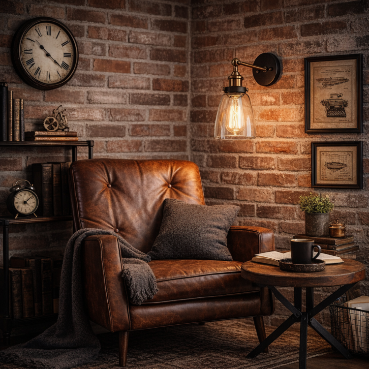 Kinkiet FRANCIS Italux to stylowa lampa ścienna w kolorze czarnym ze złotymi detalami. Szklany klosz eksponuje żarówkę, tworząc przytulne światło. Idealny do sypialni, salonu i wnętrz loft.