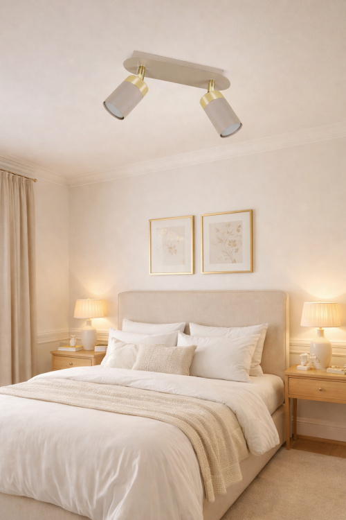 Nowoczesna lampa podłogowa Sigma MARS 150 cm łączy minimalistyczny design z funkcjonalnością. Czarna stal i złote wnętrze kloszy pięknie rozpraszają światło. Idealna do salonu, sypialni i strefy relaksu