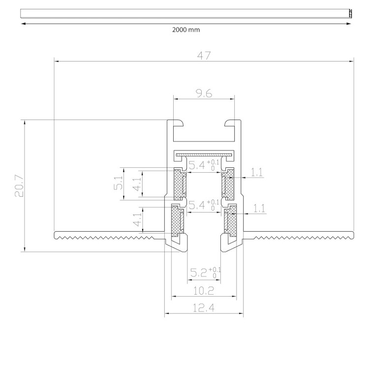 Magnetic Track 5mm to designerski system szynowy, który pozwala tworzyć nowoczesne oświetlenie dopasowane do wnętrza. Magnetyczne oprawy i łatwa konfiguracja zapewniają wygodę i funkcjonalność.