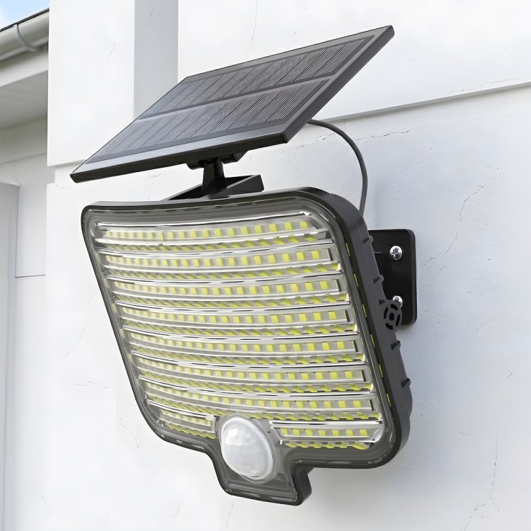 Oświetlenie solarne LED 600 lm z czujnikiem ruchu to idealne rozwiązanie do elewacji i podjazdu. Naświetlacz 4000K działa automatycznie i nie wymaga podłączenia do prądu.