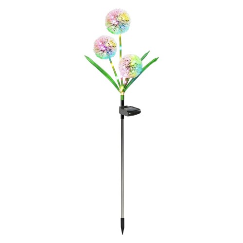 Lampa solarna Garlic LED RGB to wyjątkowa dekoracja ogrodu inspirowana kwiatem czosnku ozdobnego. Kolorowe światło tworzy klimatyczny efekt po zmroku, a zasilanie solarne eliminuje konieczność podłączenia do prądu. Idealna do rabat i ścieżek
