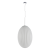 Lampa wisząca BRAGA chrom + biały to nowoczesne oświetlenie z ryflowanym kloszem Ø30 cm. Idealna nad stół, wyspę lub do salonu. Gwint E27 LED i regulowana wysokość zapewniają funkcjonalność i styl w jednym.