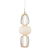 Lampa wisząca CARO ML0363 złota 38W to designerskie oświetlenie LED do salonu i jadalni. Połączenie szkła i metalu oraz ciepła barwa światła zapewniają elegancję i komfort użytkowania.
