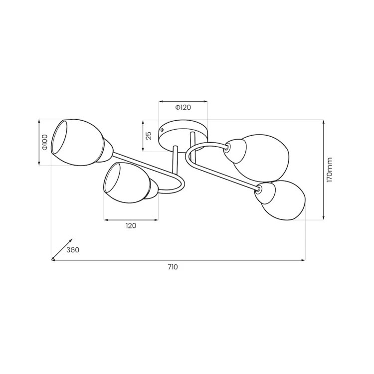 Elegancka lampa sufitowa KING CHROME chrom 4xE27 to idealne połączenie designu i funkcjonalności. Zapewnia równomierne oświetlenie i doskonale wpisuje się w aranżacje nowoczesne i minimalistyczne.