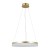 Nowoczesna lampa wisząca Pantal 50 cm w kolorze złotym z pojedynczym ringiem LED. Minimalistyczna forma i delikatne światło sprawiają, że idealnie pasuje do salonu, jadalni lub sypialni.