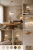 Elegancka lampa BONTE Italux w aranżacji wnętrza z jasnymi kolorami i drewnem. Oświetlenie nad stołem z transparentnymi kloszami i złotą konstrukcją idealnie wpisuje się w styl modern i japandi.