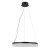 Czarna lampa wisząca PANTAL Italux z jednym ringiem LED. Stylowe i funkcjonalne oświetlenie do nowoczesnych i loftowych wnętrz.