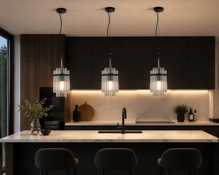 Elegancka lampa wisząca BONTE Italux w kolorze czarnym to świetny wybór do minimalistycznych aranżacji. Pojedyncze źródło światła E27 zapewnia funkcjonalność, a kompaktowy rozmiar sprawdzi się w wielu pomieszczeniach.