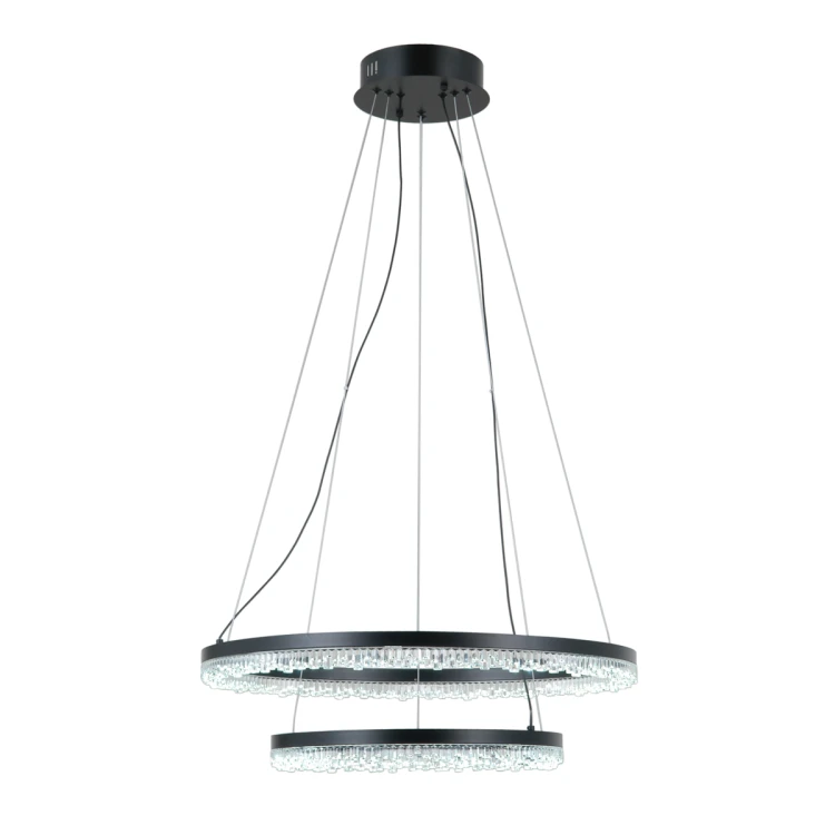 BARLO Italux 36W LED to designerska lampa wisząca z możliwością zmiany barwy światła. Czarna konstrukcja i nowoczesny design idealnie pasują do wnętrz loft i modern.