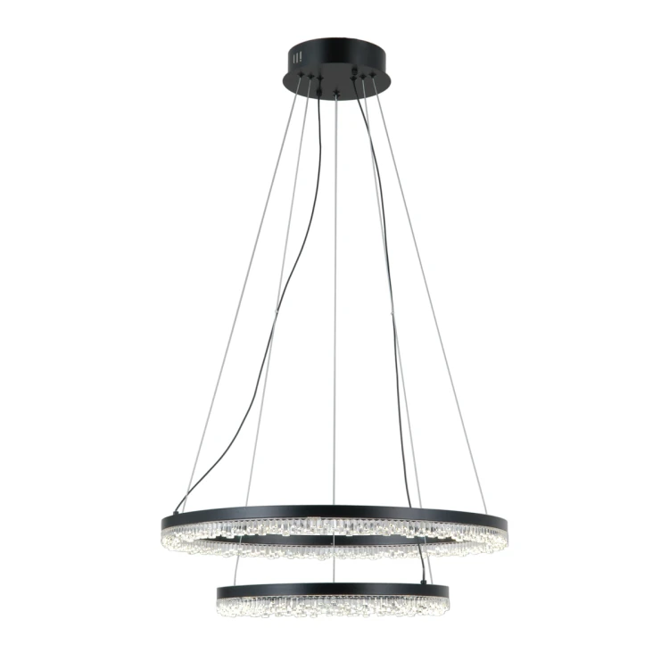 Lampa wisząca BARLO LED 36W z dwoma ringami to funkcjonalne i stylowe oświetlenie. 3 barwy światła oraz elegancki wygląd sprawiają, że pasuje do każdego nowoczesnego wnętrza.