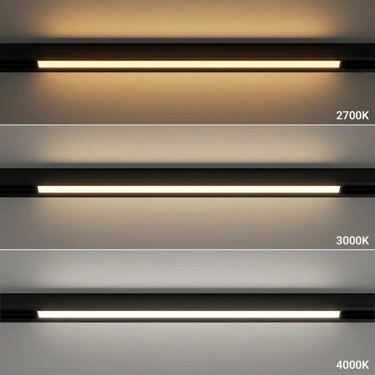 System oświetleniowy 48V LED w kolorze czarnym to połączenie designu i funkcjonalności. Moc 10W, 700 lm, CRI≥90 oraz możliwość zmiany barwy światła i ściemniania sprawiają, że idealnie dopasujesz oświetlenie do każdego wnętrza.