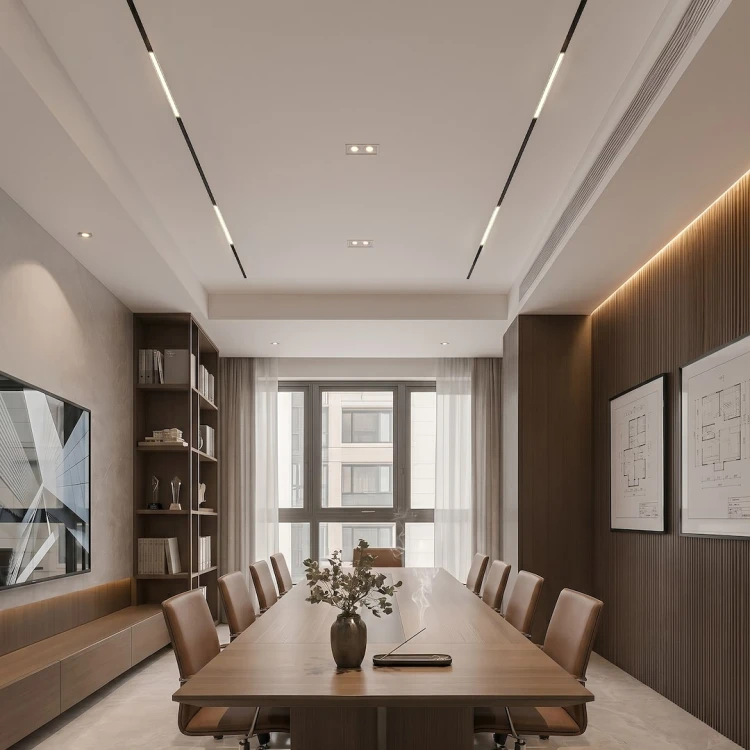 Elastyczny system oświetlenia szynowego 48V pozwala tworzyć spójne układy świetlne. Oprawa 10W LED zapewnia 700 lm, szeroki kąt 110° i regulację barwy światła. Idealny do salonu, biura, kuchni i przestrzeni komercyjnych.