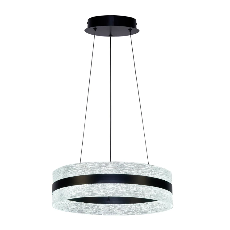 Lampa wisząca BLERA 24W LED czarna to nowoczesny ring o średnicy 40 cm. Oferuje 1950 lm i funkcję CCT (3000K/4000K/6000K), dzięki czemu dopasujesz barwę światła do wnętrza. Idealna do salonu, jadalni i sypialni w stylu loft i modern.