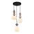 Lampa wisząca ALTRA 3xE27 to nowoczesne oświetlenie z pastelowymi kloszami w odcieniach bieli, szarości i różu. Średnica 46 cm, wysokość 143 cm. Idealna do salonu, jadalni i sypialni. Stylowy design i możliwość wyboru żarówek.