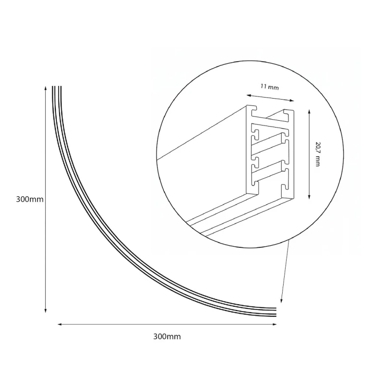 Szyna 48V czarna 600 mm wykonana z aluminium to trwały element systemu oświetleniowego. Minimalistyczny design i szerokie możliwości konfiguracji sprawdzą się w każdym wnętrzu.