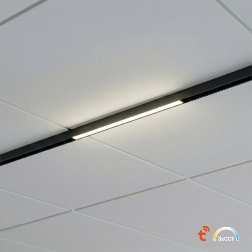 Milagro ML2606 Magnetic Track 5mm 10W to nowoczesne oświetlenie LED do systemów 48V. Strumień 700 lm, regulacja barwy światła CCT i możliwość ściemniania zapewniają komfort. Idealne do salonu, kuchni i biura.