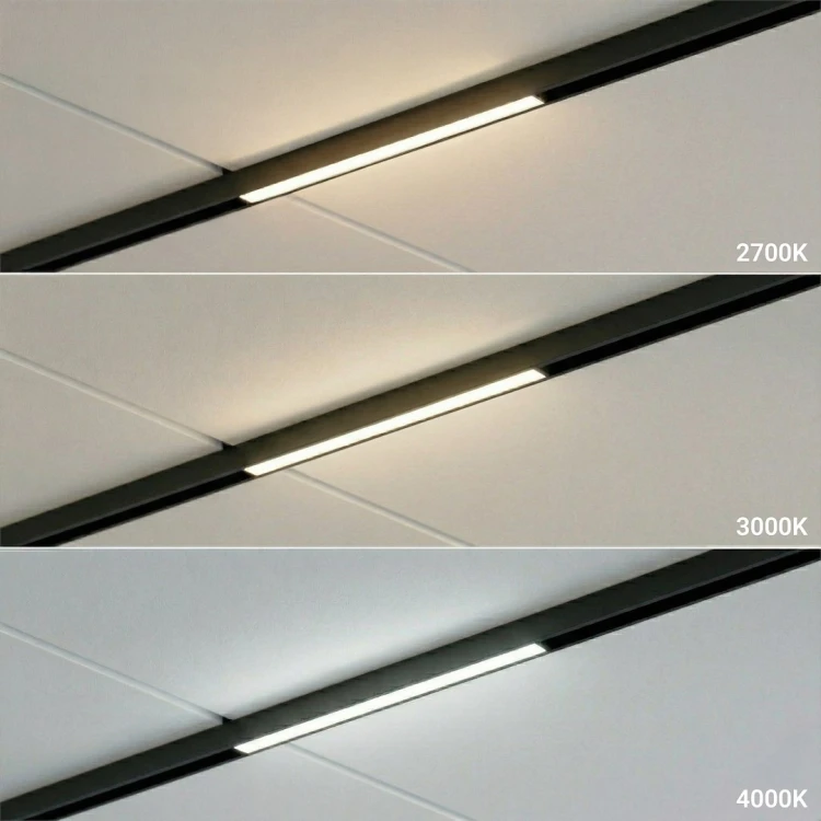 Lampa liniowa Magnetic Track 5mm ML2606 10W LED to minimalistyczne oświetlenie do nowoczesnych wnętrz. CCT 2700–4000K i CRI ≥90 gwarantują wysoką jakość światła.