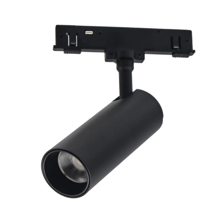 Milagro ML2613 Tuba Magnetic Track 5mm 5W to nowoczesny reflektor LED do systemów 48V. Strumień 300 lm, regulacja barwy CCT i ściemnianie zapewniają komfort. Idealny do salonu, kuchni i biura.