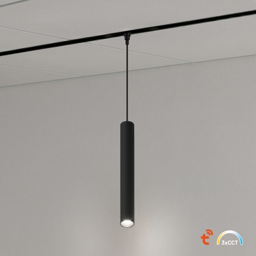 Milagro ML2618 Magnetic Track Tube 7W to nowoczesna lampa wisząca LED do systemów 48V. Strumień 420 lm, regulacja barwy CCT i ściemnianie zapewniają komfort. Idealna nad stół i do salonu.