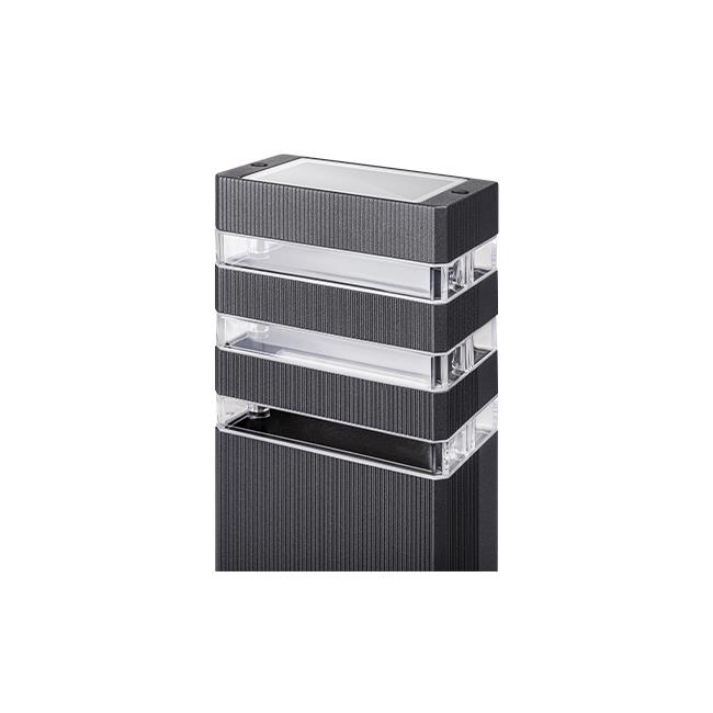 Malibu 3200 LVT to nowoczesna lampa ogrodowa wykonana z aluminium, szkła i PC. Dzięki ochronie IP44 oraz oprawie GU10 świetnie sprawdzi się jako oświetlenie podjazdu, tarasu, ścieżki lub wejścia do domu.
