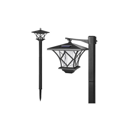 Lampa solarna ogrodowa 153 cm z chłodnym światłem 6500K to praktyczne i dekoracyjne oświetlenie ścieżek, rabat i tarasu. Zasilanie solarne oraz automatyczne włączanie po zmroku zapewniają wygodne użytkowanie bez kabli.