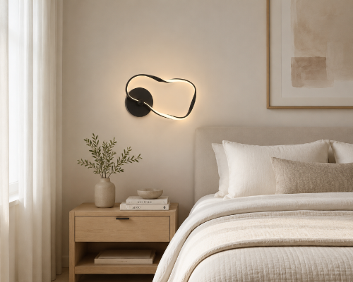 Nowoczesny kinkiet LED Amaya Italux WL-22782-BK w kolorze czarnym to designerskie oświetlenie do salonu, sypialni i holu. Moc 20W, 1200 lm oraz wybór barwy światła 3000K/4000K/6000K zapewniają komfort i nowoczesny styl wnętrza.