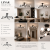 Nowoczesna lampa sufitowa LEVAR 8xE27 w kolorze czarnym przyciąga uwagę lekką, dynamiczną formą. Idealna do dużych pomieszczeń, zapewnia efektowny wygląd i możliwość zastosowania energooszczędnych żarówek LED.