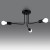 Lampa sufitowa NORAH SL.1450 o wymiarach 48x48x24,5 cm doskonale sprawdzi się w nowoczesnych aranżacjach. Minimalistyczna forma i czarne wykończenie nadają wnętrzu elegancji oraz loftowego charakteru.