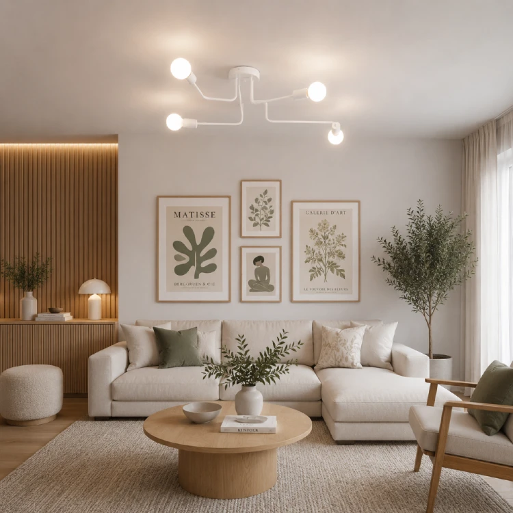 Nowoczesna lampa sufitowa VECTOR o wymiarach 78x58x15,5 cm świetnie sprawdzi się w salonie, gabinecie i sypialni. Geometryczne linie, biały kolor i możliwość zastosowania żarówek LED podkreślają jej designerski charakter.