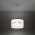 Lampa wisząca dziecięca 1xE27 z kolorowym wzorem kotków zachwyci każdą miłośniczkę zwierząt. Duży klosz o średnicy 40 cm zapewnia równomierne oświetlenie, a pastelowe motywy tworzą przyjazną atmosferę.