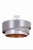 Lampa sufitowa KOBO 605502 Duolla zachwyca eleganckim połączeniem szarego marmuru, szarej organzy i białego atłasu. Złote wnętrze klosza tworzy przyjemne światło, idealne do salonu, sypialni i jadalni. Oprawa 1xE27 LED.