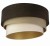 Lampa sufitowa DEVON 80238 Duolla zachwyca eleganckim połączeniem brązu, beżu i ecru. Trójwarstwowy zamszowy abażur oraz złote wnętrze klosza tworzą przytulny klimat, idealny do salonu, sypialni i jadalni.