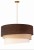 Lampa wisząca DEVON 80245 Duolla zachwyca eleganckim połączeniem brązu, beżu i ecru. Zamszowy abażur oraz złote wnętrze klosza tworzą przytulną atmosferę, idealną do salonu, sypialni, jadalni i stylowych wnętrz.