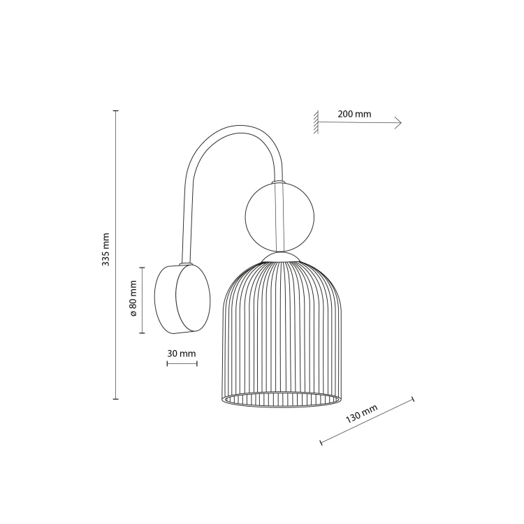 Kinkiet SOPHIA TK-Lighting 11140 wyróżnia się eleganckim designem oraz ryflowanym kloszem cognac. Styl glamour i nowoczesna forma sprawiają, że lampa doskonale prezentuje się w modnych wnętrzach.