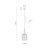 Nowoczesna lampa glamour SOPHIA 1xE14 z czarnym stelażem i ryflowanym kloszem ze szkła w kolorze koniakowym to stylowe oświetlenie do salonu, sypialni, jadalni oraz nowoczesnej kuchni.